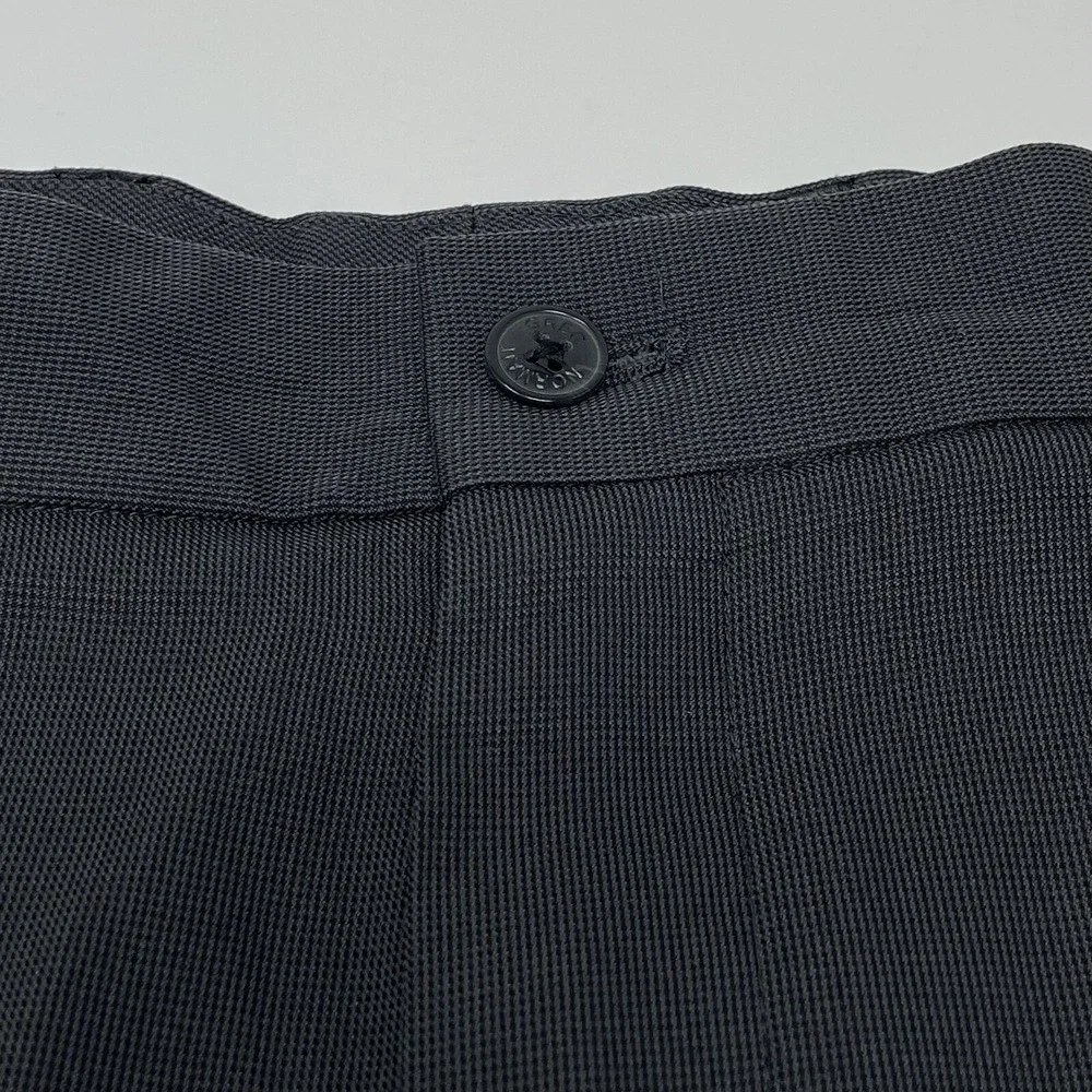 Greg Norman Everbest Shorts Mens‎ 38 Gray Mini Grid Checkered Stretch Golf Chino